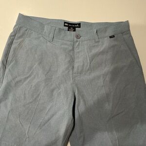 Travis Mathew Blue Checkered Shorts